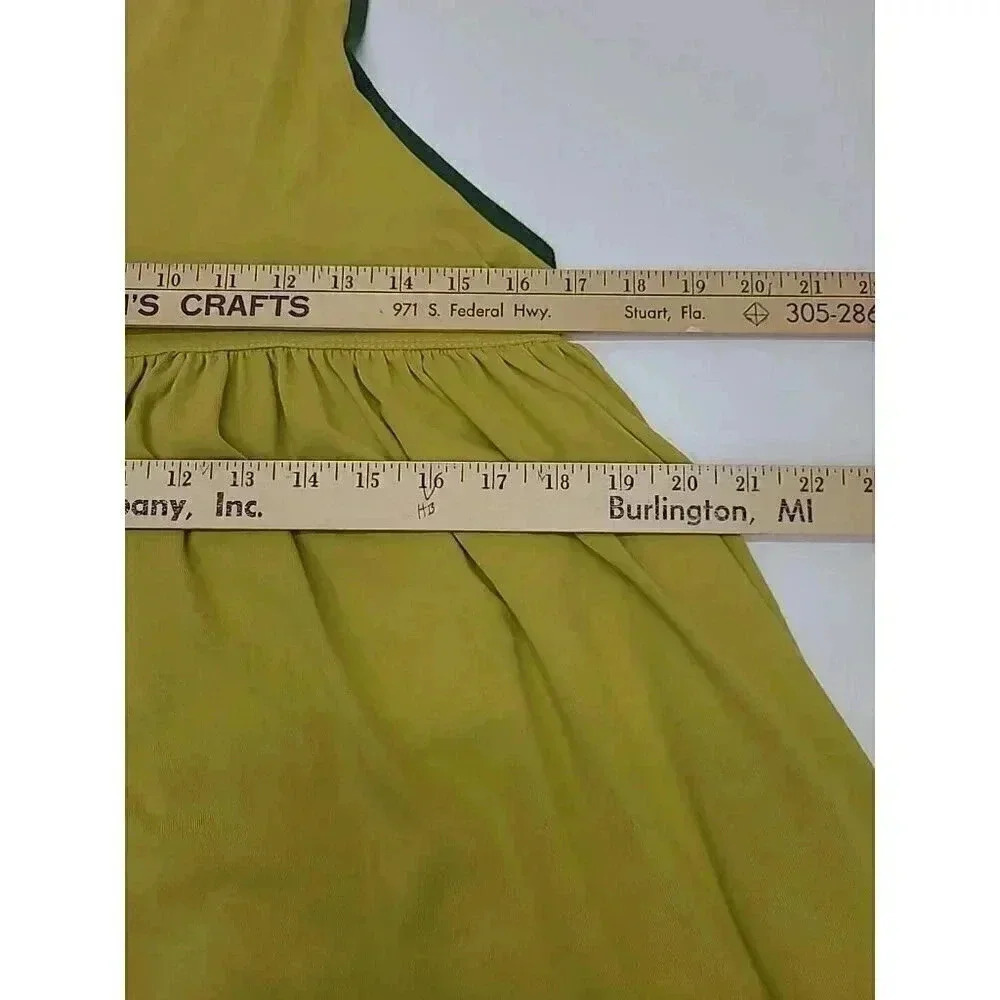 Urban Outfitters Tank Dress Women's Size XS Knee Length Pockets Mustard Yellow - Picture 3 of 7